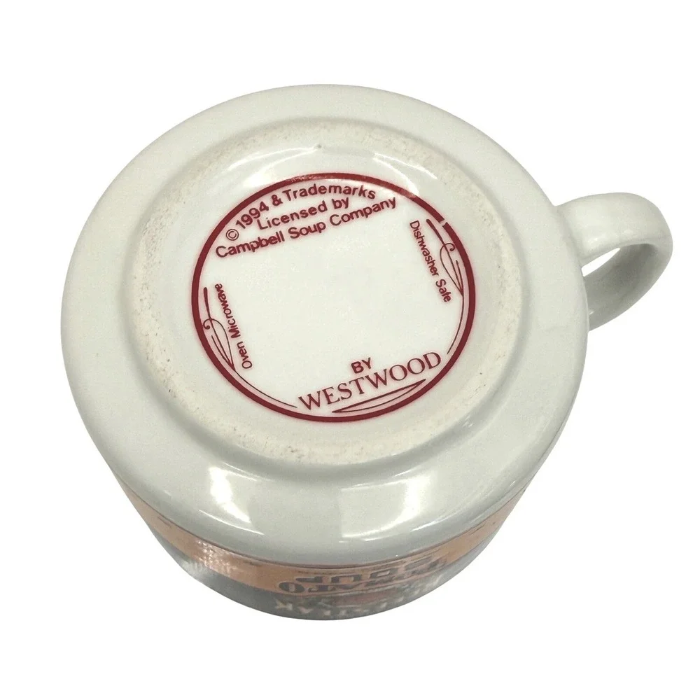 Vintage Campbell's‎ Soup Mug Beefsteak Tomato Westwood 1994 Large Bowl Cup